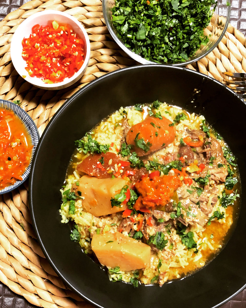 Massaman Goat Shank Curry that will FALL APART- Slow cooker – The Bald Chef
