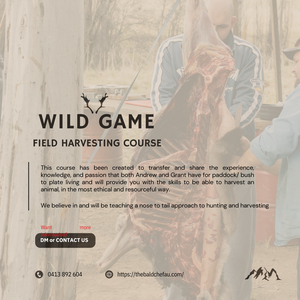 Game Harvesting and Cooking course